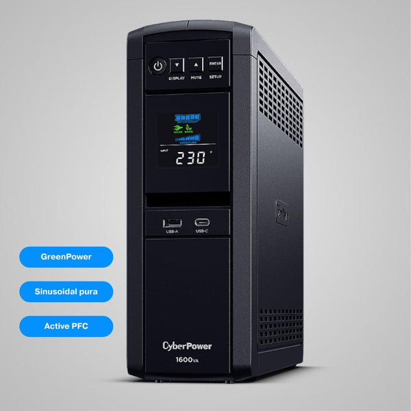 CP1600EPFCLCD SAI CyberPower onda sinusoidal pura 1000 W – SAIGUARD